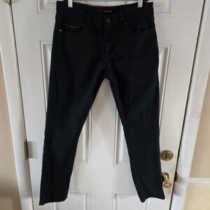 Fried Denim Black Slim Jeans Mens 32x32 Stretch Cotton Blend Modern Streetwear